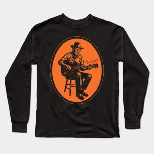 Townes Van Zandt Texas Troubadour Long Sleeve T-Shirt